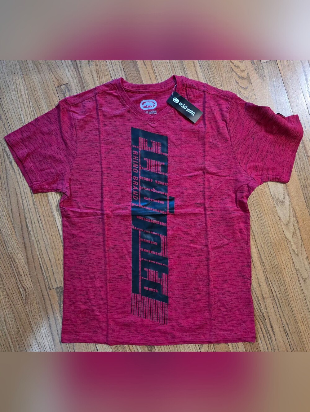 ECKO Brand Men's Red Graphic Crewneck T-Shirt